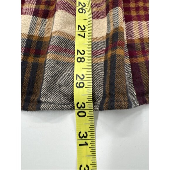 Legendary Whitetails Shirt Mens Large Brown Plaid Flannel Buck Button Up - Picture 7 of 11